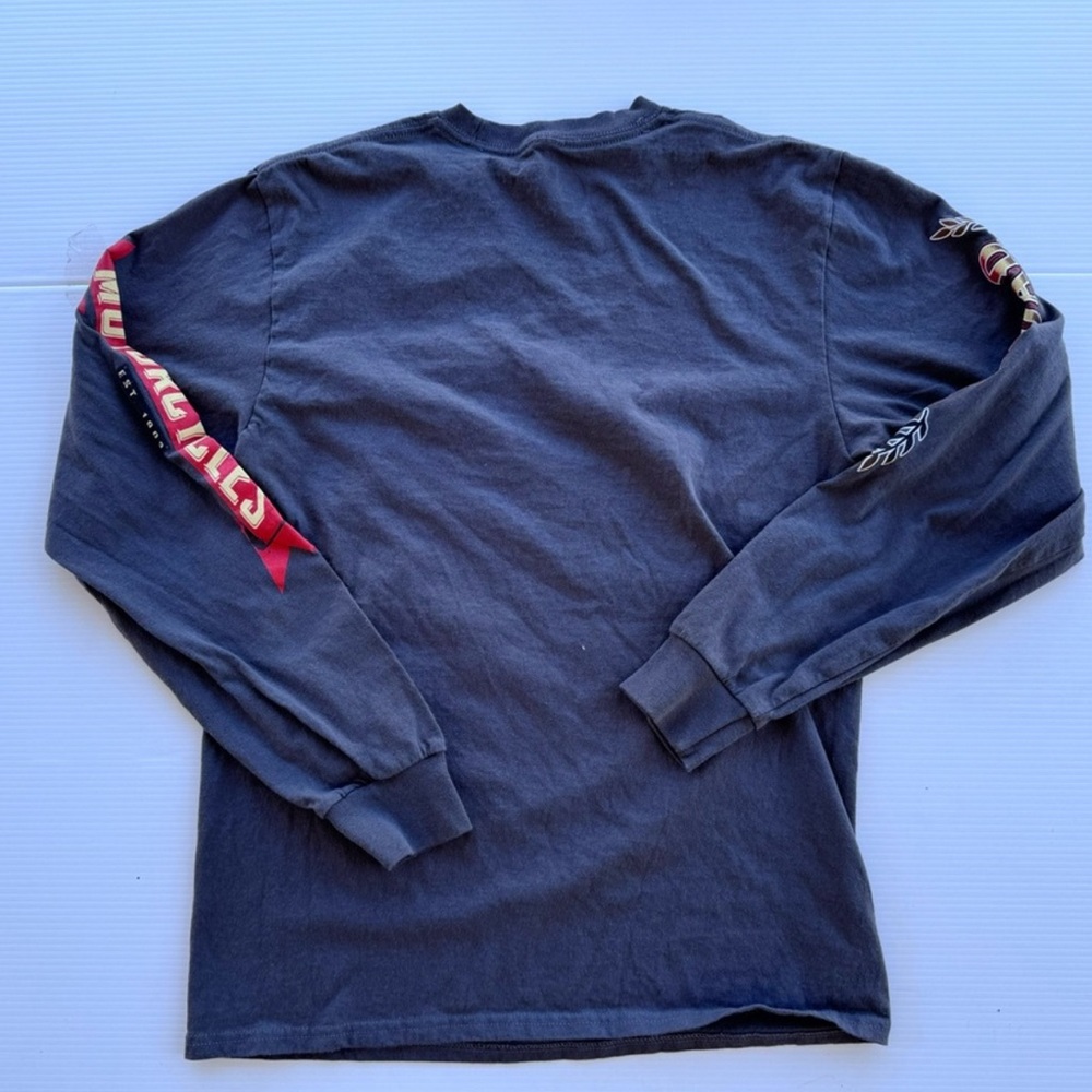 Back Road Motorcycles Long Sleeve Tee Tree Hugger Sz M Biker Graphic - Picture 4 of 4